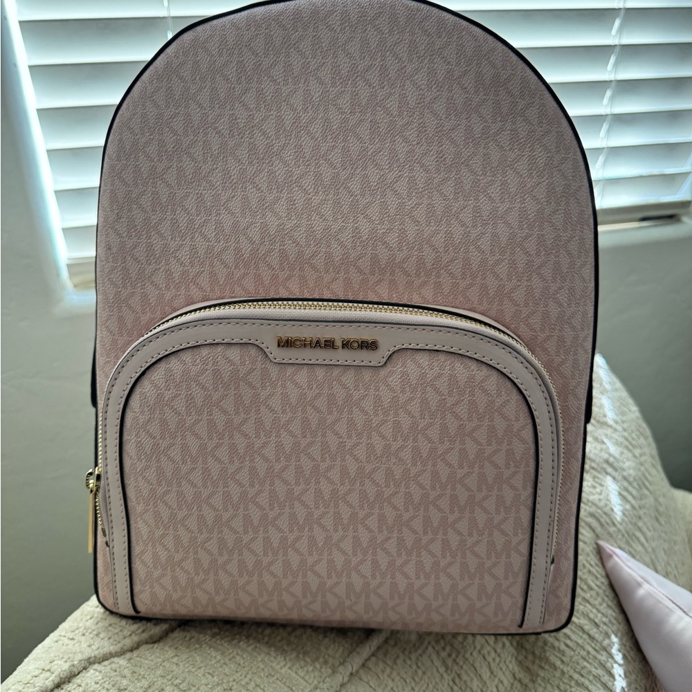 Michael Kors Pink Backpack